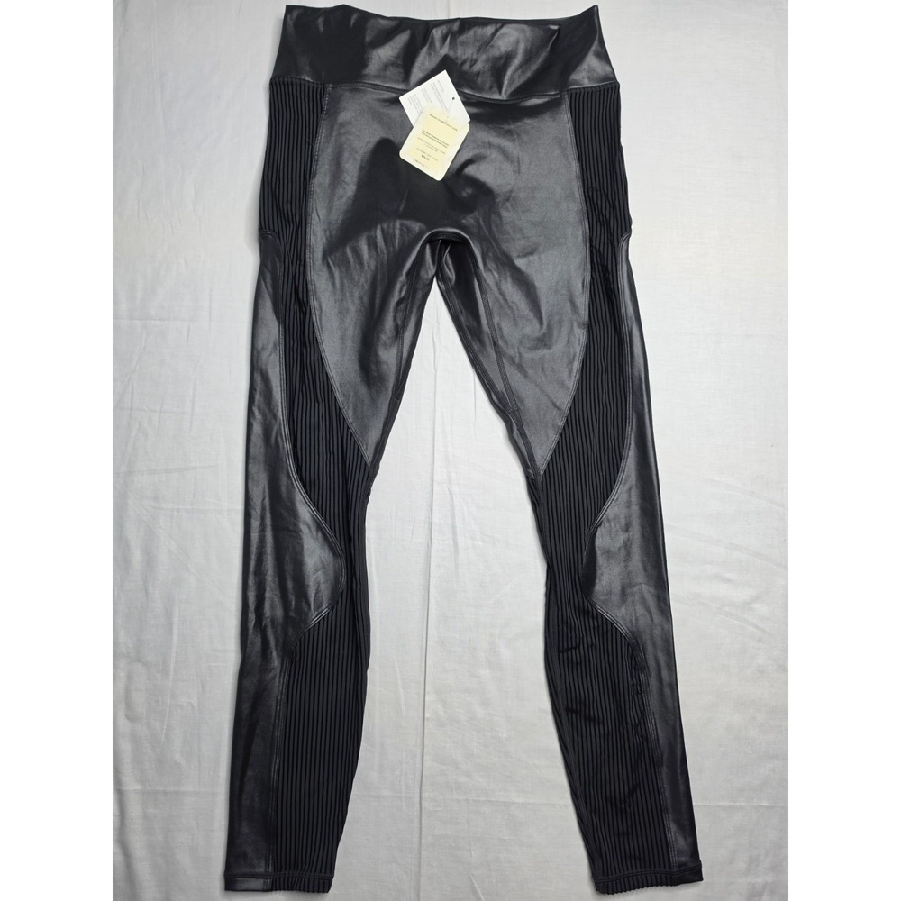 Fabletics Motion365+ Contour High-Waisted Leggings Women's Large Black Stretch